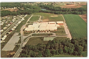 Dover High School - Dover, Delaware Luftbild Vintage Postkarte VPC2. - Bild 1 von 2