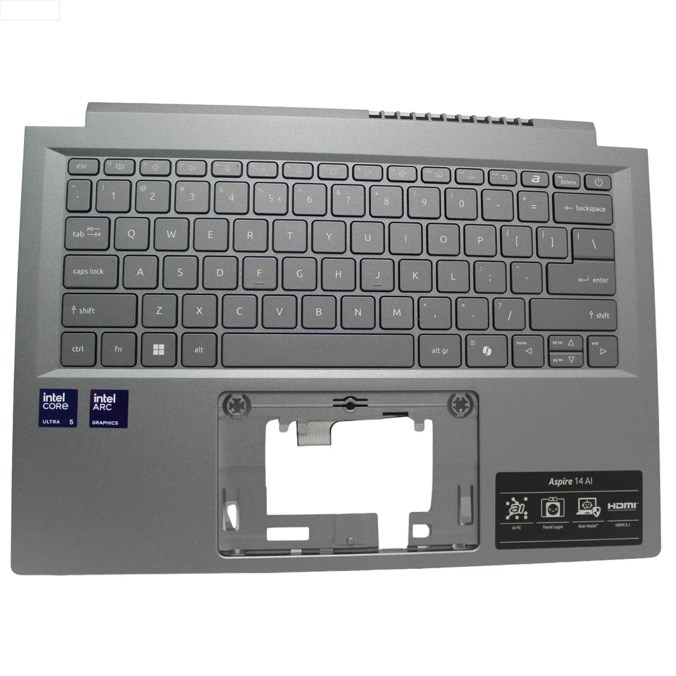 6B.J8LN7.002 ACER PALMREST TOP COVER W/KB BL ASPIRE 14 AI A14-52MT-59DP -GRADE A - Image 1 of 1