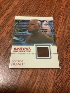 THE QUOTABLE STAR TREK DS9 COSTUME CARD C10 DR NOAH ONLY VARIANT BROWN - Picture 1 of 1