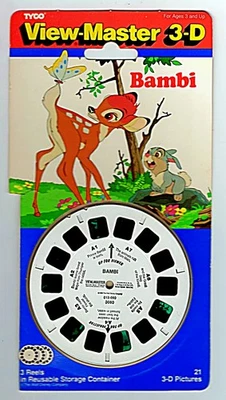 1991 VIEW-MASTER #3060 "WALT DISNEY'S BAMBI" 3-REEL RACK PACK - Image 1 of 3