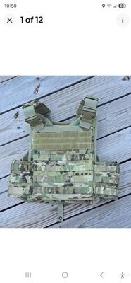 Colete tático Rothco MultiCam MOLLE placa transportadora - Imagem 1 de 4
