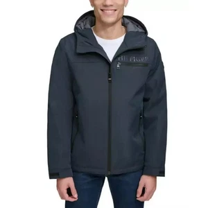 Tommy Hilfiger Men's Performance Windbreaker and Rain Jacket (Navy, XXL) - Picture 1 of 4