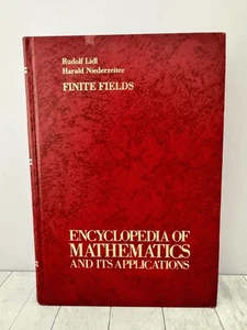 FINITE FIELDS ENCYCLOPEDIA OF MATHEMATICS VOL 20 HC ADDISON WESLEY 1983 ALGEBRA - Picture 1 of 1
