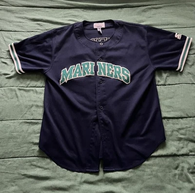 Vintage Ken Griffey Seattle Mariners MLB Baseball Jersey Mens - Image 1 of 4
