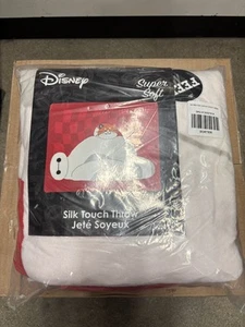 Disney Big Hero 6 Silk Touch Überwurf Decke Neu 50"x60" in der Hand, sofort versandfertig - Bild 1 von 2