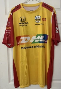 IndyCar Jersey Adult DHL Andretti Romain Grosjean #28 Shirt Size 2XL - Picture 1 of 5