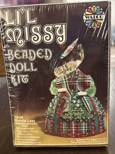 Li’l Missy Holiday Beaded Doll Kit 13308 Bonnie Lass Sealed In Box - Picture 1 of 8