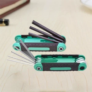 2pcs Folded Hexagon Key Wrench Set Wrench Hexagonal Screwdriver Hexagonal Hand - Picture 1 of 11