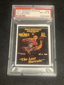 1993 Sporting Profiles The Greatest Muhammad Ali v Larry Holmes #49 PSA 8 - Bild 1 von 2