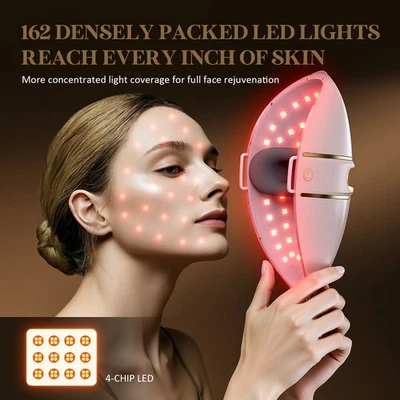 Juego de Mascarillas Terapia de Luz Roja, Máscara LED de 4 Colores Terapia de Luz para Rostro Infrarrojo Foto 1 de 4