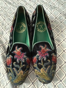 Penelope Chilvers Dandy Lederbesatz Nadelspitze Slipper Halbschuhe Größe 36 - Bild 1 von 6