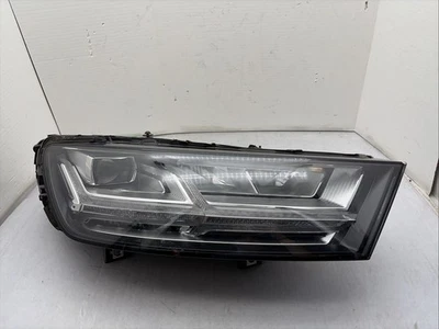 Оригинальная светодиодная фара в сборе для правостороннего пассажира Audi Q7 2017 2018 2019 годов выпуска - Изображение 1 из 4