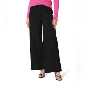 HBER Wide Leg Black Jeans Pants Relaxed Fit Baggy Flare 4XL 22W NWT - Picture 1 of 5