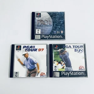 PS1 Games Lot Bundle PlayStation 1 EA Sports Golf Games Complete With Manuals - Picture 1 of 7
