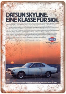 Vintage Datsun One Tonne Auto Ad Reproduction Metal Sign A11463 - Picture 1 of 2