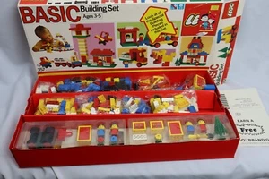 Vtg. Rare LEGO Basic Build Set # 357 1987 APPEARS COMPLETE WITH BOX - Picture 1 of 9