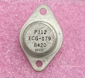 ECG-179 Sylvania PNP amplificatore di potenza transistor TO-3 - Foto 1 di 2