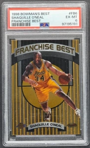 1998 Bowman's Best Shaquille O'Neal Franchise Best PSA 6 - Picture 1 of 2