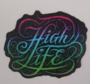 High Life bunter Aufkleber 2,18"" x 2,58"" (AT) - Bild 1 von 2