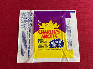 1977, Charlie's Angels, Topps Wax Pack Wrapper  (Scarce / Vintage)