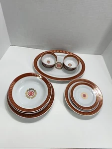 Datang Tatung 1960’s Porcelain Dinnerware 13 Piece Set For Two Made In Taiwan - Picture 1 of 21