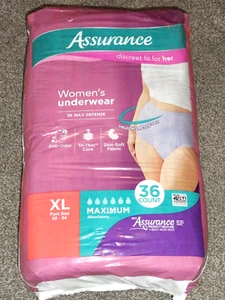 Assurance Damen Unterwäsche, Max Saugfähigkeit, XL, 36ct - Bild 1 von 3