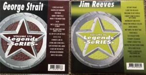 2 CDG KARAOKE LEGENDS DISCS COUNTRY CLASSICS JIM REEVES & GEORGE STRAIT set - Picture 1 of 1
