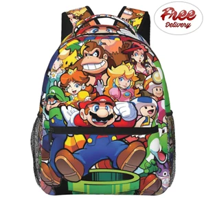 Bolso Escolar Super Mario Mochila Impresión 3D Lindo Mochila de Gran Capacidad Bolsa para Libros - Imagen 1 de 12