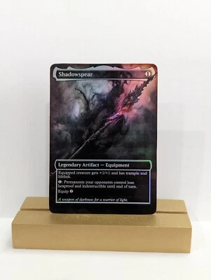 Shadowspear Foil Custom sticker on bulk MTG Commander - Image 1 of 2