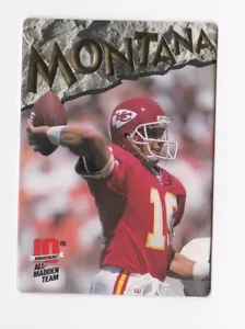 1993 Action Packed 10th Anniversary All-Madden Team Joe Montana #25 49ers/Chief - Picture 1 of 1