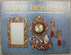 Home Interiors & Gifts Happy Hostess 1980's Catalog Brochure #9960 Vol.11 No.2 - Picture 1 of 2