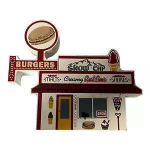 The Cat’s Meow Route 66 Collection Snow Cap 99 Series XVI #1606 Seligman Arizona - Picture 1 of 4