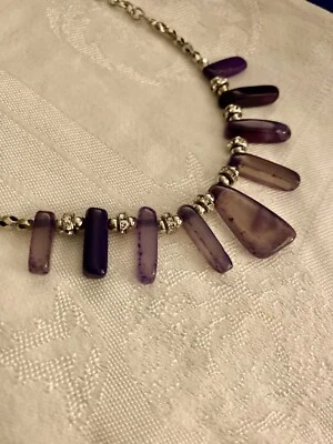 Collar semiprecioso genuino nuevo con etiquetas Apt 9 (precio de venta sugerido por el fabricante 32,00 USD) Foto 1 de 4