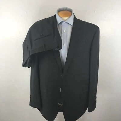 Tiglio 48r Hombre Traje Novello Gris Sólido Nuevo Con Etiquetas Lana Italia Chaqueta Pantalones ea0249 Foto 1 de 4