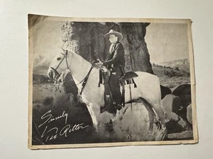 Vintage Movie Photo Still 8”x10"  Western Black And White Man On Horse Cowboy - Picture 1 of 7
