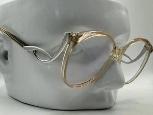 NEW Vintage Oversize Eyeglasses | Non Rx | Drop Temple Style |1970s| Made in USA - Picture 1 of 8