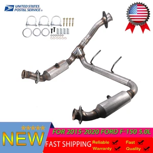 Catalytic Converter Set For 2015 2016 2017 2018 2019 2020 Ford F-150 V8 5.0L  - Picture 1 of 15