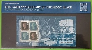 EUROPHILEX PENNY BLACK PRESENTATION PACK - ISSUED 13 May 2015 - Picture 1 of 1
