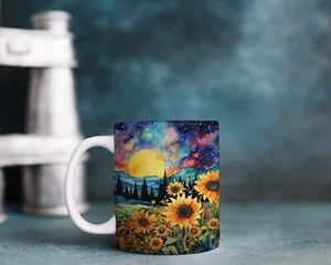 Watercolour Northern Lights 05 Personalised Mug Christmas, Birthday Gift. - Picture 1 of 2