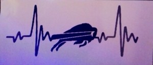 Buffalo Bills Pulse Vinyl Vehicle Car Laptop Yeti Sticker Decal!
