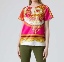 Shirt mit Tuchdruck "pink" Gr. 44 UVP59,99€ H124