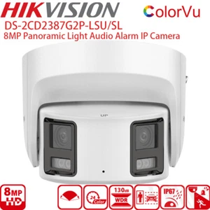 DS-2CD2387G2P-LSU/SL 8MP ColorVu IP Camera Panoramic Light Audio Alarm - Picture 1 of 6