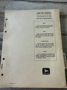 John Deere 1010 Wheel Tractor Parts Catalog Manual Book Shop Guide Landscape - Picture 1 of 8