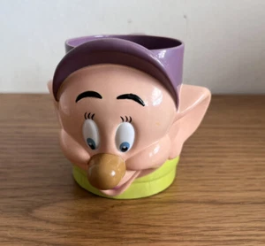 Disney Dopey 3-D Plastic 3.5" Mug Cup - Picture 1 of 9