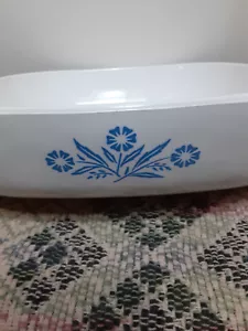 Corning Ware Blue Cornflower 1 Quart Casserole Dish - Picture 1 of 5