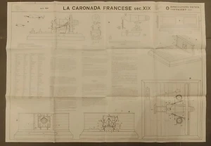 Mantua 801 Bauplan La Caronada Francese sec. XIX Schiffskanonen Gebraucht - Bild 1 von 1
