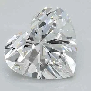 1.00 Ct HEART SHAPE F Color VVS2 Clarity IGI CERTIFIED LAB GROWN CVD Diamond - Picture 1 of 18