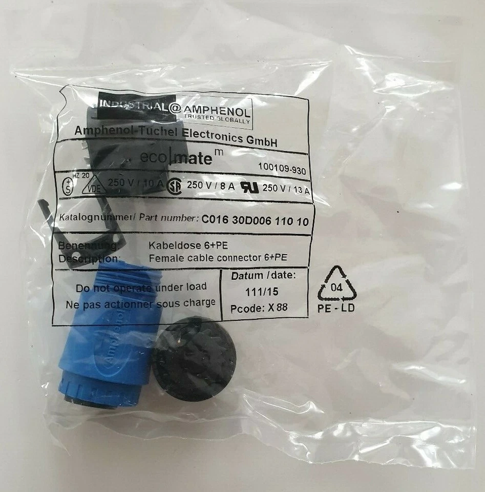 Amphenol-Tuchel C016 30D006 110 10 *1 Stück* *NOS* - Bild 1 von 1