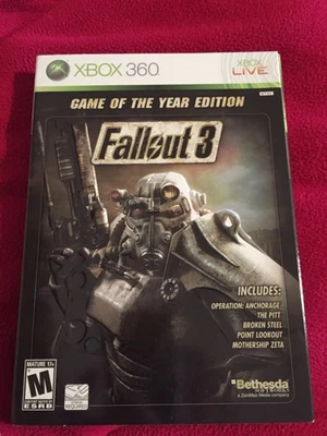 Fallout 3 With Holographic Slipcover Limited Edition Game of The Year New Sealed - Image 1 of 4