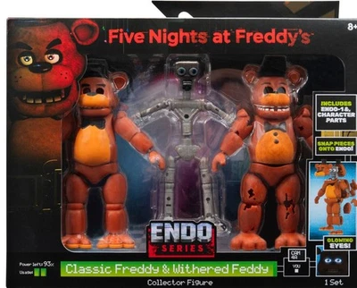 Five Nights at Freddy’s Endo Series Classic Freddy & Withered Freddy Jazwares 🔥 Foto 1 de 3